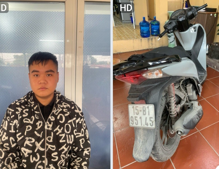 Công an quận Đồ Sơn tạm giữ hình sự đối tượng trộm vàng của hàng xóm